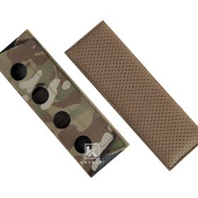 KRYDEX Tactical Laser Cut Padded Strap Cover Fits 2" Strap For JPC LBT Carrier Chest Rig Sling Bag Camo Shoulder Pads 2PCS