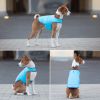 Blue Dog Winter Coat for Small Dogs Waterproof Warm Jacket for Cold Weather Snow Dog Puffer Vest Boys and Girls Adjustable XS Size