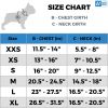 Blue Dog Winter Coat for Small Dogs Waterproof Warm Jacket for Cold Weather Snow Dog Puffer Vest Boys and Girls Adjustable XS Size