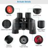 Portable HD Binoculars with FMC Lens Low Light Night Vision Telescope for Bird Watching Hunting Sports Events